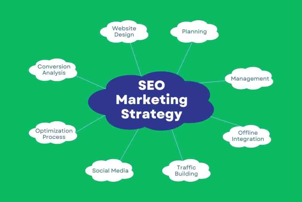 SEO Marketing Strategy infographics