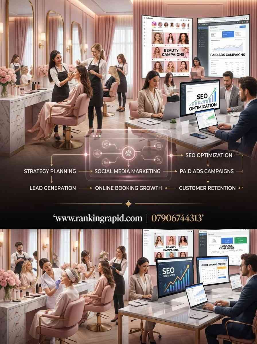 Ranking Rapid Process for Beauty Salon Digital Marketing