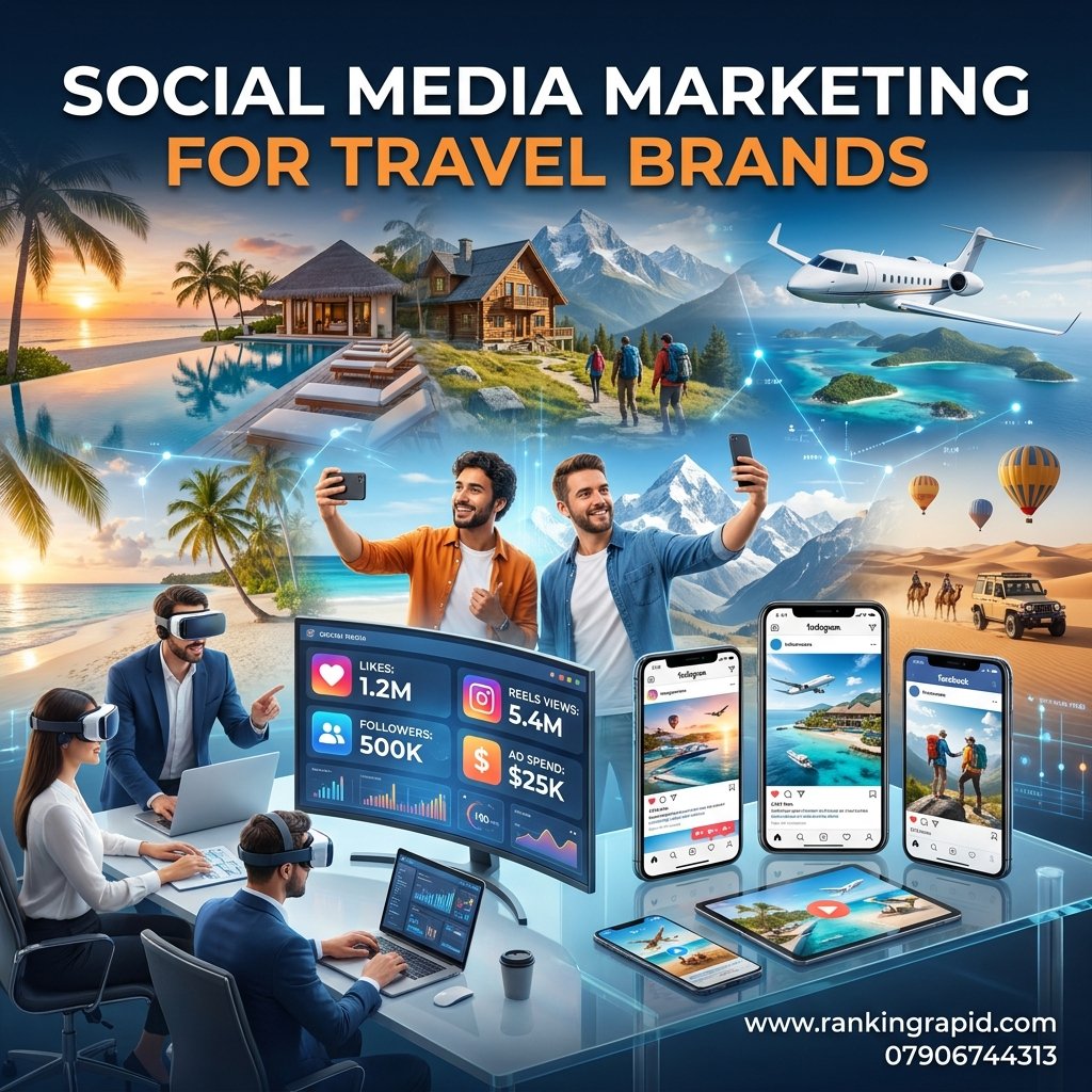 Social Media Marketing for Travel Brands ranking Rapid