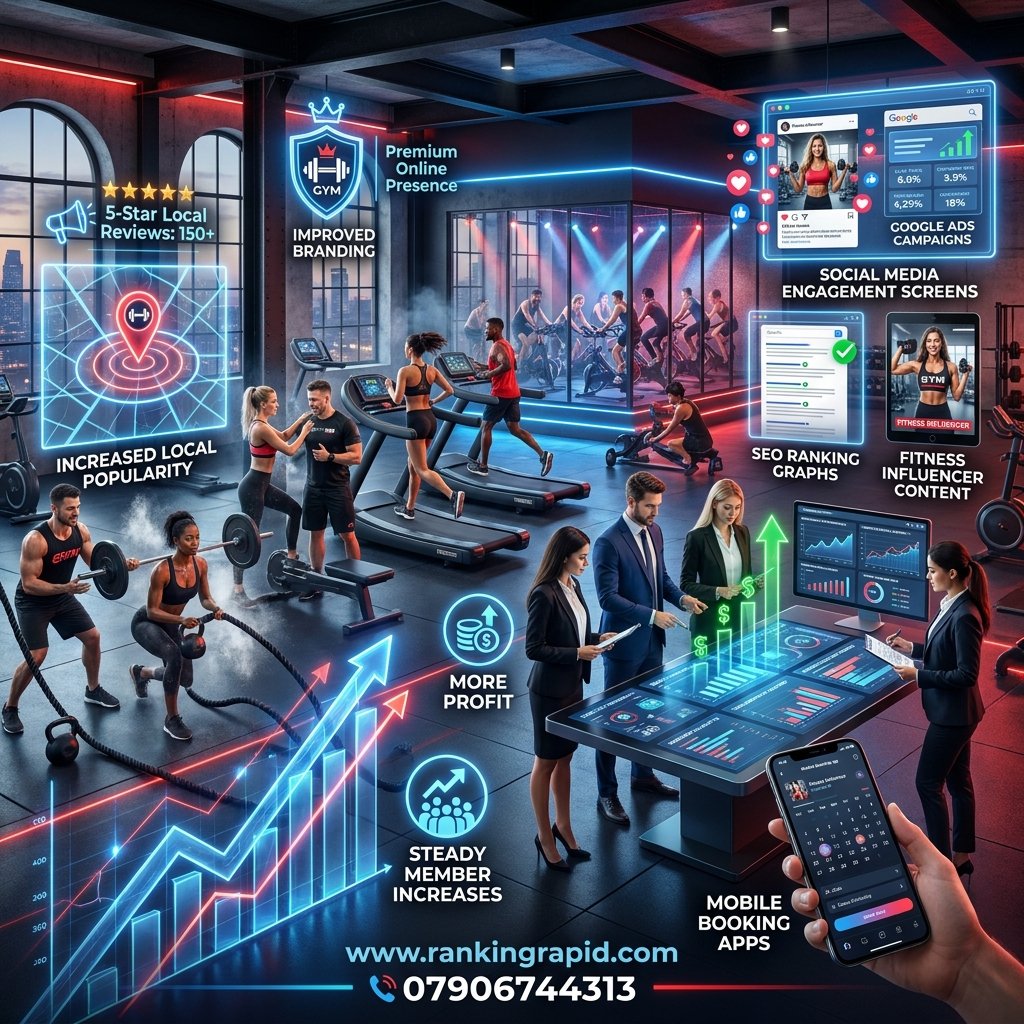 Benefits of Digital Marketing for Gym Businesses"Steady Member Increases