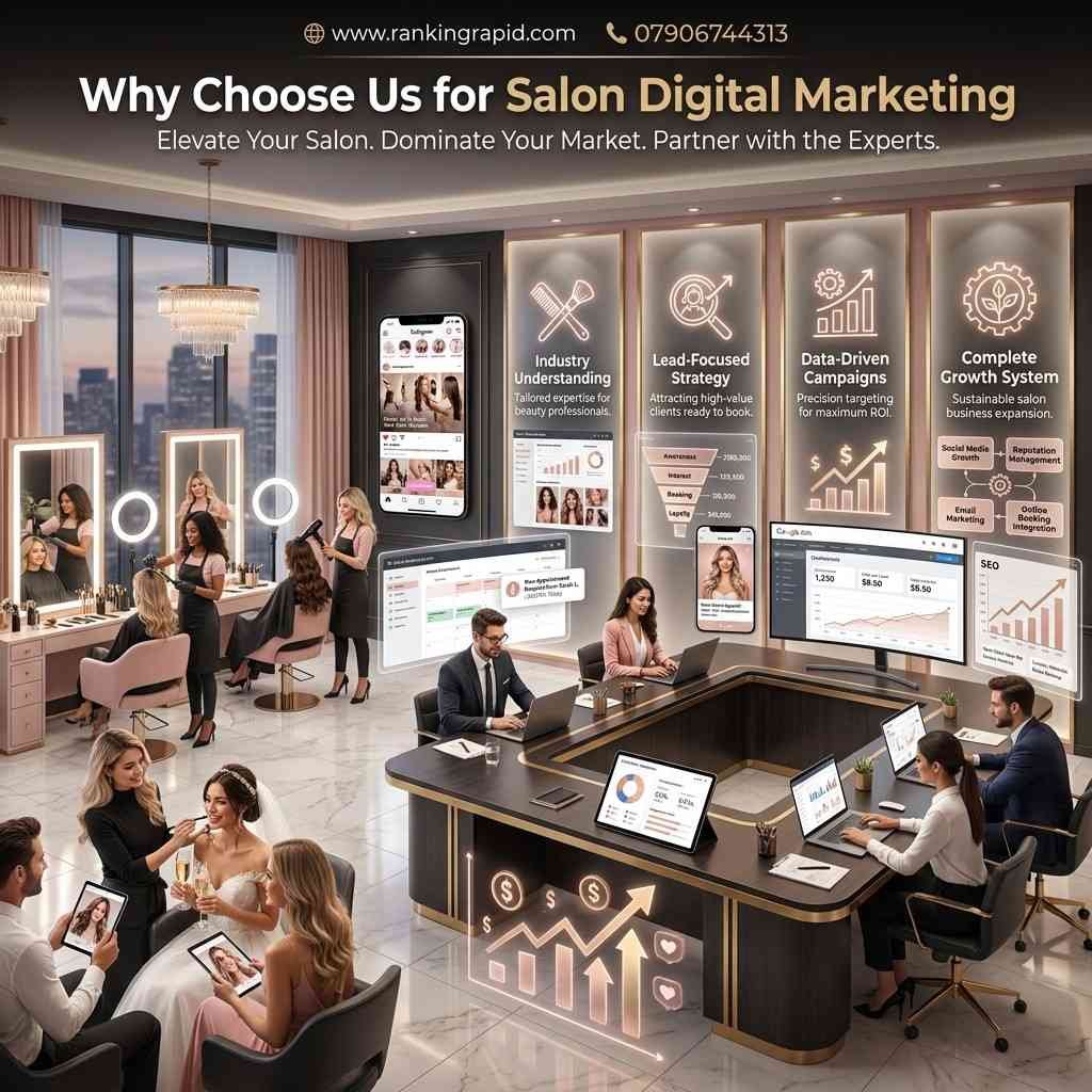 Why Choose Ranking Rapid for Salon Digital Marketing