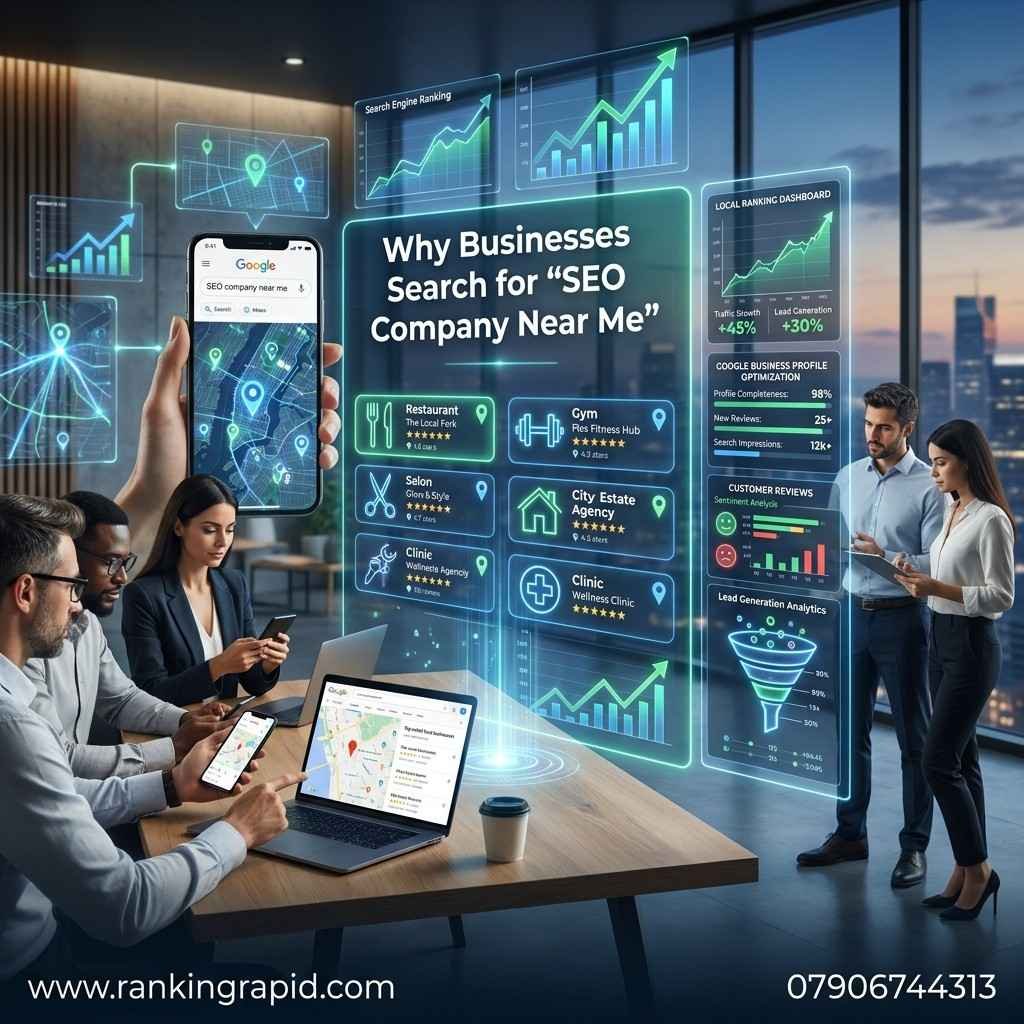 Why Businesses Search for “SEO Company Near Me”