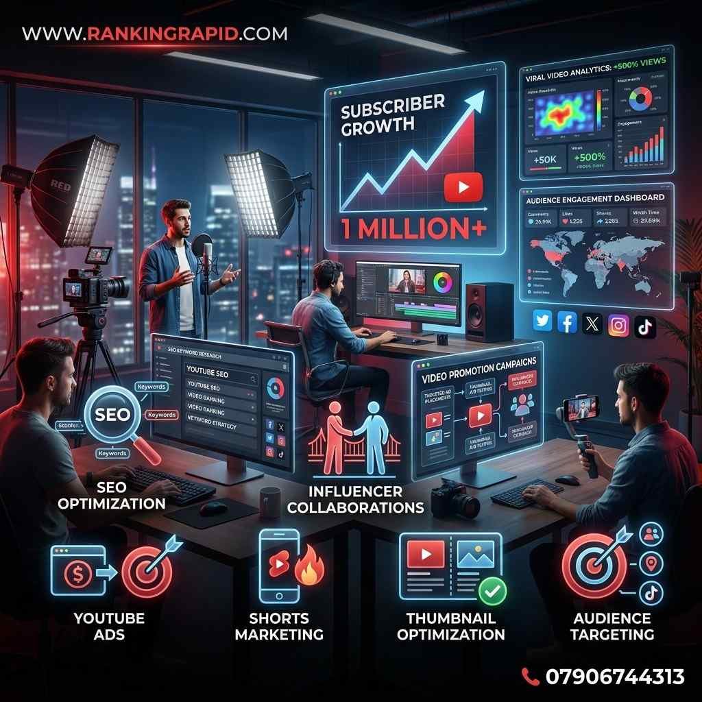 YouTube Channel Promotion Strategies Ranking rapid