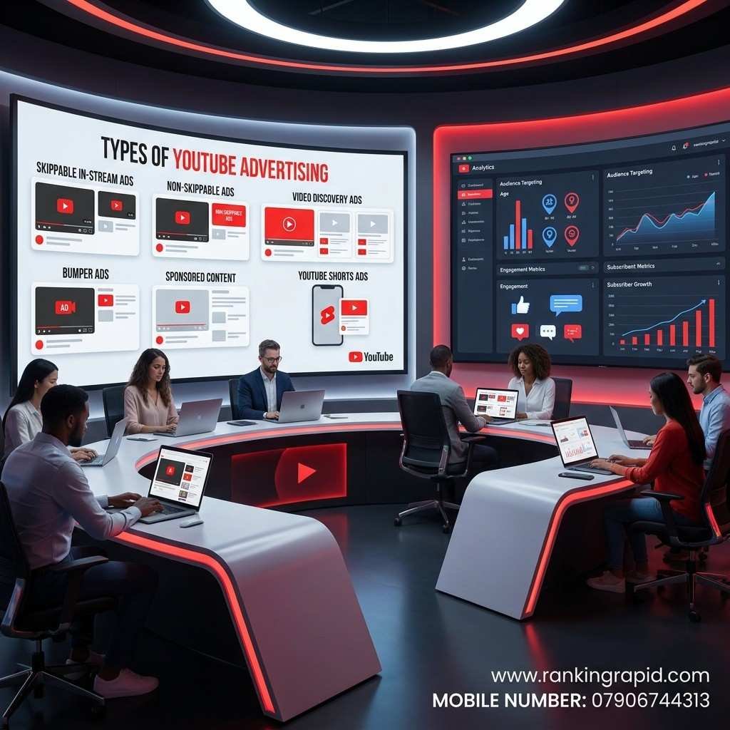 Types of YouTube Advertising. Ranking Rapid