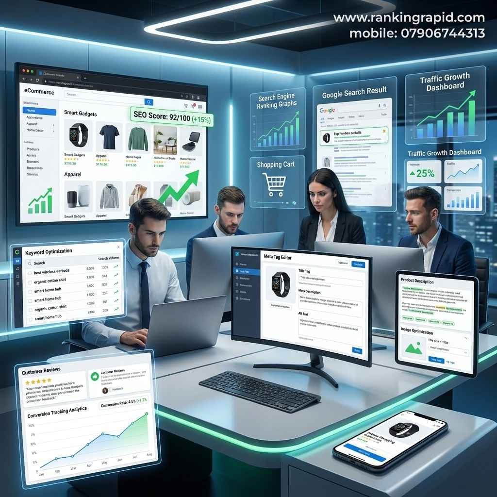Product Page SEO Optimization Ranking Rapid